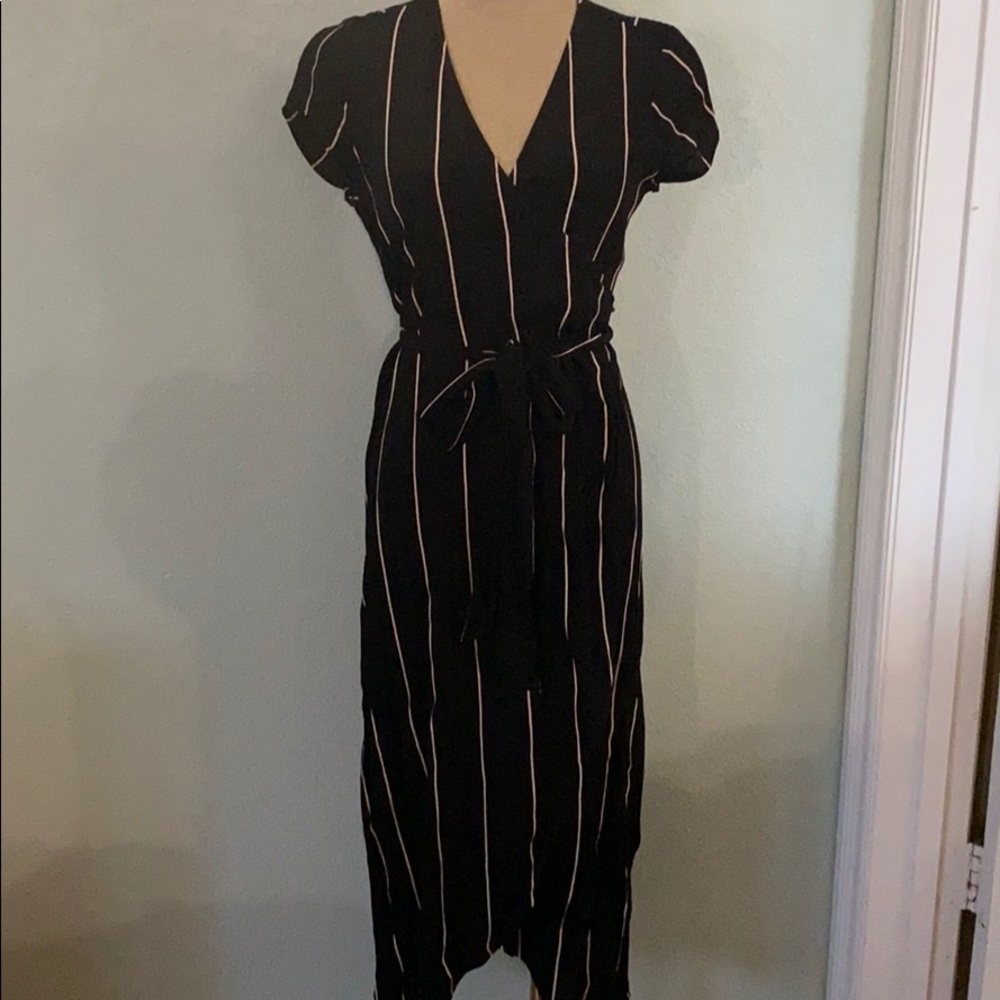LOFT Kimono Style Striped Dress